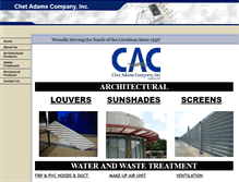 Tablet Screenshot of chetadams.com